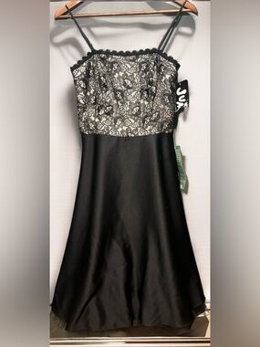 Vintage 90s Jump Apparel brand babydoll formal cocktail dress